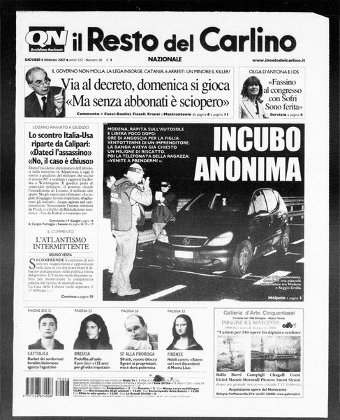 Il Resto del Carlino : giornale dell'Emilia